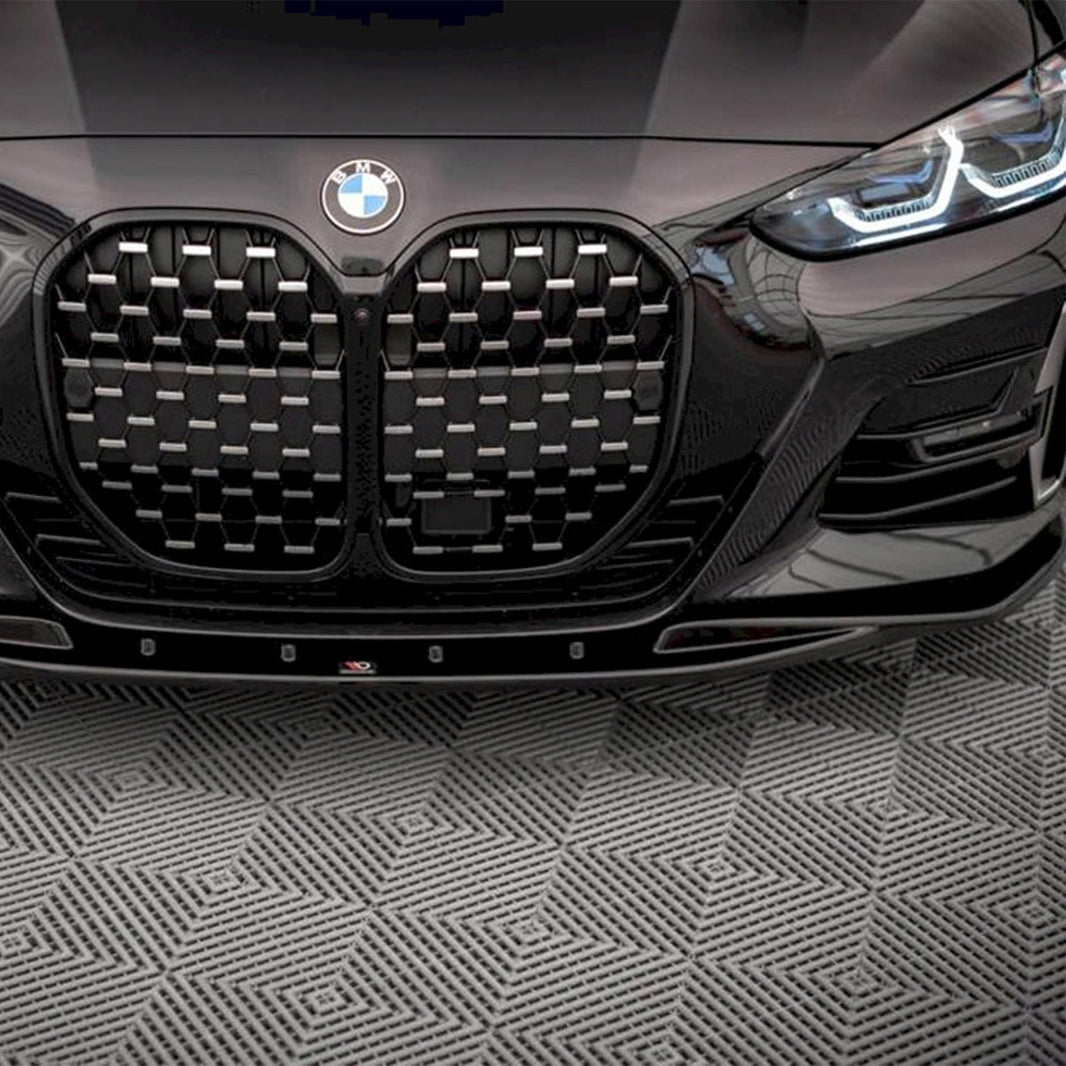 Maxton Design BMW 4 Series M Sport V1 Front Splitter In Gloss Black (G22/G23 incl. M440i & M440d)