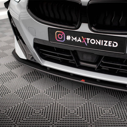 Maxton Design BMW M240i/2 Series Street Pro Front Splitter In Black (G42)