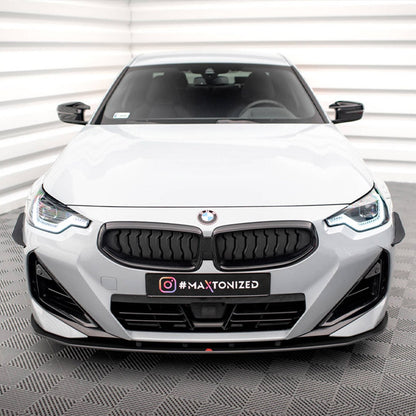 Maxton Design BMW M240i/2 Series Street Pro Front Splitter In Black (G42)