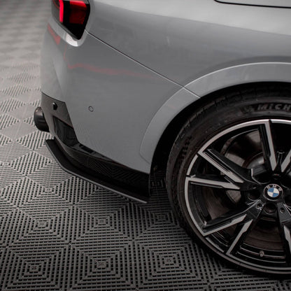 Maxton Design BMW M240i/2 Series Street Pro Rear Side Splitters In Black (G42)