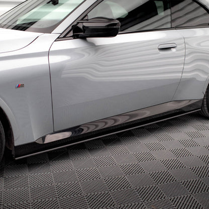 Maxton Design BMW M240i/2 Series Street Pro Side Skirts In Black (G42)
