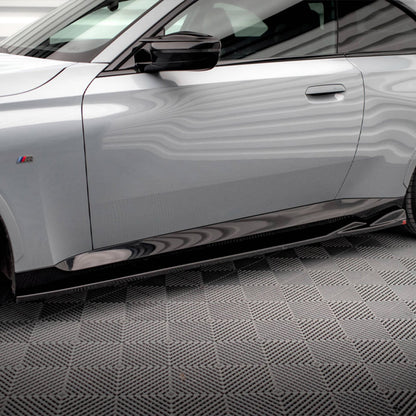 Maxton Design BMW M240i/2 Series V1 Side Skirts In Gloss Black (G42)