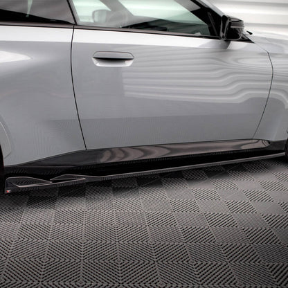 Maxton Design BMW M240i/2 Series V1 Side Skirts In Gloss Black (G42)