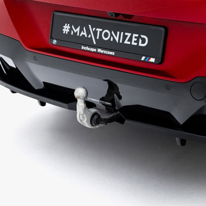 Maxton Design BMW G45 X3 M Sport Gloss Black Rear Diffuser Extension