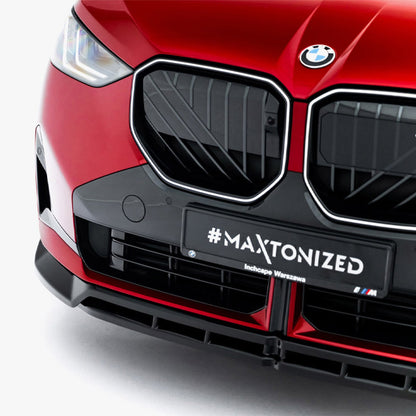 Maxton Design BMW G45 X3 M Sport V1 Gloss Black Front Splitter