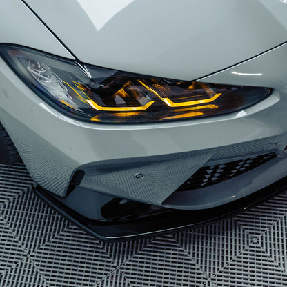 Maxton Design BMW M3/M4 V1 Front Splitter In Gloss Black (G80/G81/G82/G83)