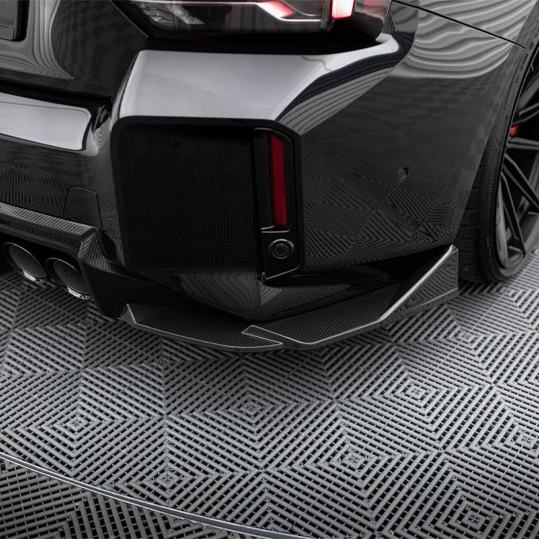 Maxton Design BMW M2 G87 Rear Side Splitters In Gloss Carbon Fibre (G87)
