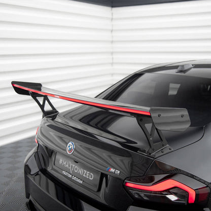 Maxton Design BMW M2 G87 Rear Wing In Gloss Carbon Fibre With Dynamic LED Light Bar (G87)