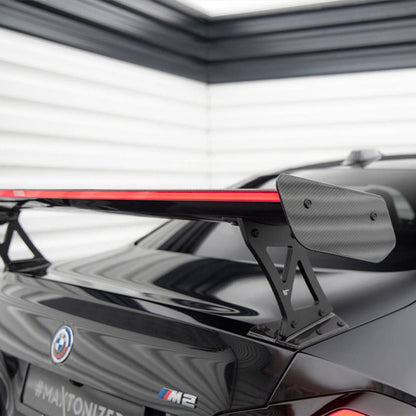 Maxton Design BMW M2 G87 Rear Wing In Gloss Carbon Fibre With Dynamic LED Light Bar (G87)