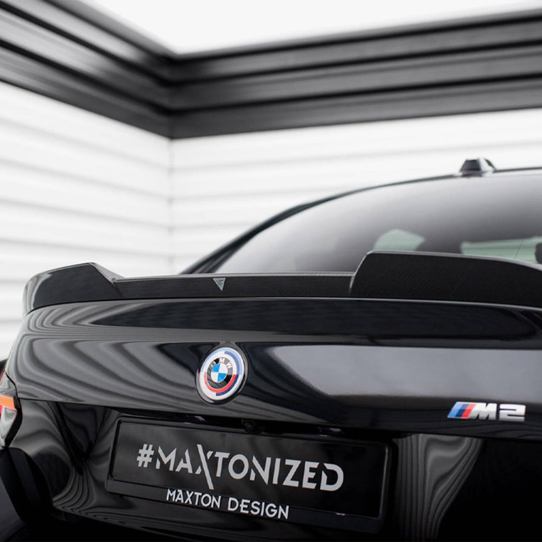 Maxton Design BMW M2 G87 Rear Spoiler In Gloss Carbon Fibre (G87)