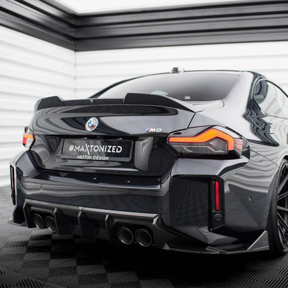 Maxton Design BMW M2 G87 Rear Spoiler In Gloss Carbon Fibre (G87)