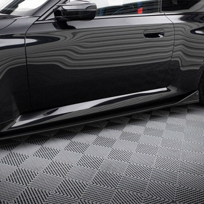 Maxton Design BMW M2 G87 Side Skirts In Gloss Carbon Fibre (G87)