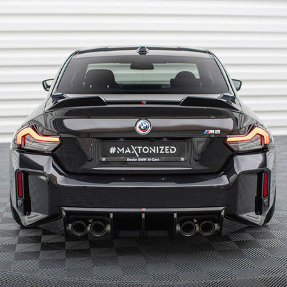 Maxton Design BMW M2 G87 V1 Rear Diffuser In Gloss Black (G87)