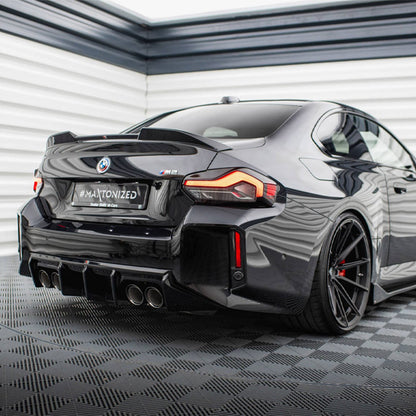 Maxton Design BMW M2 G87 V1 Rear Diffuser In Gloss Black (G87)