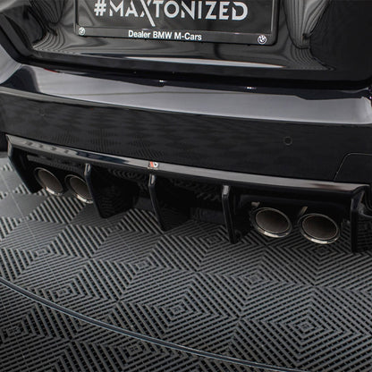 Maxton Design BMW M2 G87 V1 Rear Diffuser In Gloss Black (G87)