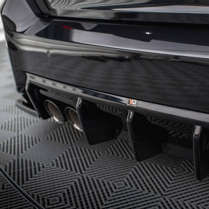 Maxton Design BMW M2 G87 V1 Rear Diffuser In Gloss Black (G87)