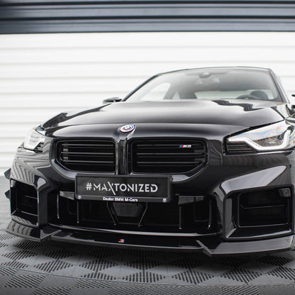Maxton Design BMW M2 G87 V2 Front Splitter In Gloss Black (G87)
