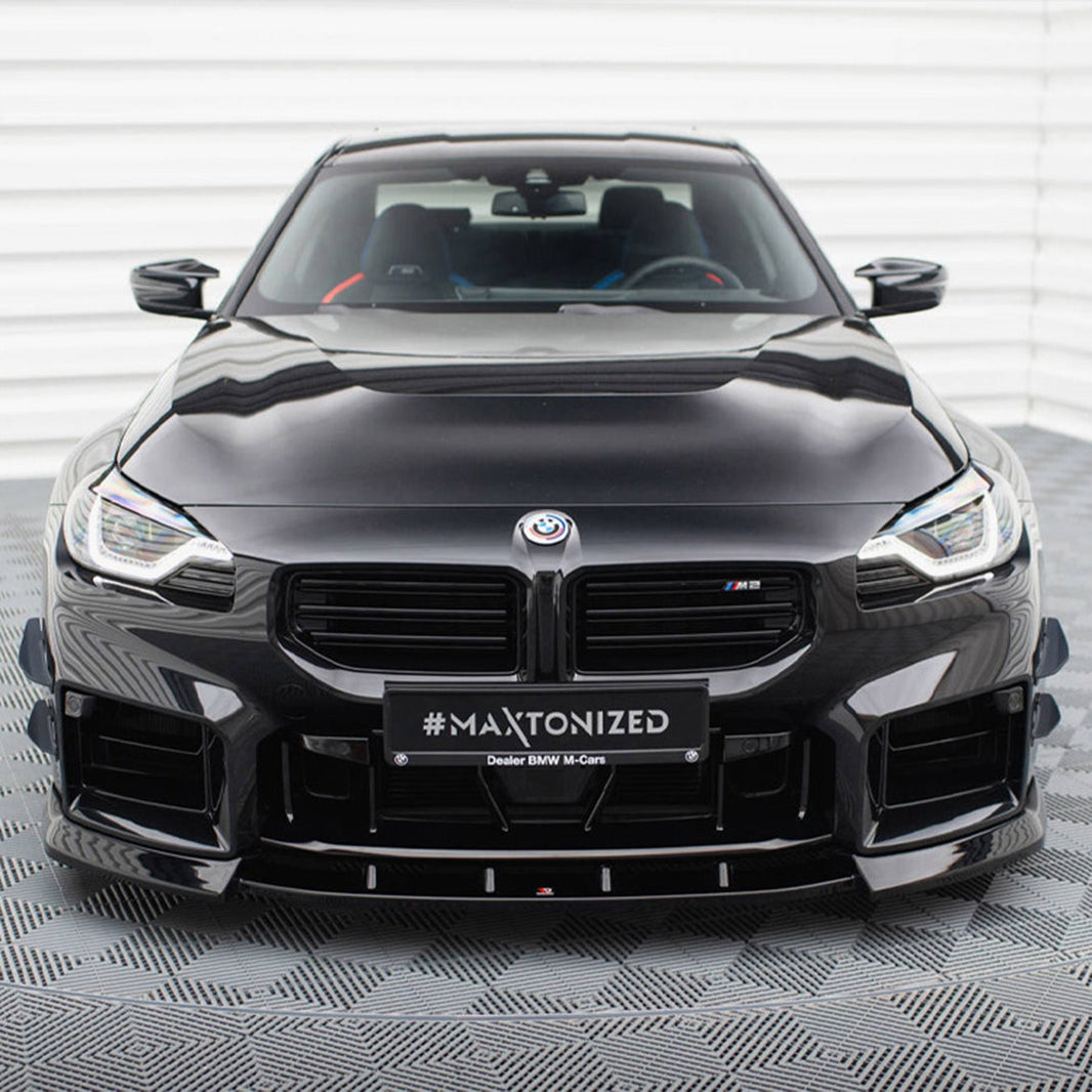 Maxton Design BMW M2 G87 V3 Front Splitter In Gloss Black (G87)