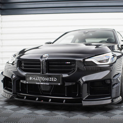 Maxton Design BMW M2 G87 V3 Front Splitter In Gloss Black (G87)