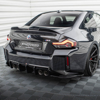 Maxton Design BMW M2 G87 V3 Rear Side Splitters In Gloss Black (G87)