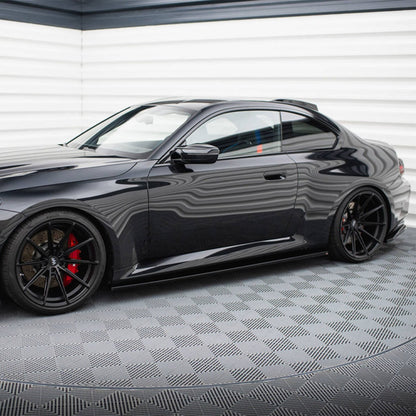 Maxton Design BMW M2 G87 V3 Side Skirts In Gloss Black (G87)