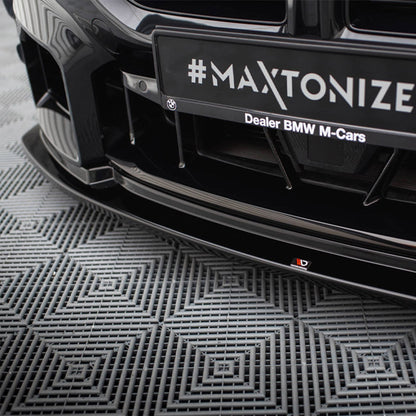 Maxton Design BMW M2 G87 V4 Front Splitter In Gloss Black (G87)