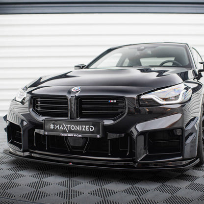 Maxton Design BMW M2 G87 V4 Front Splitter In Gloss Black (G87)