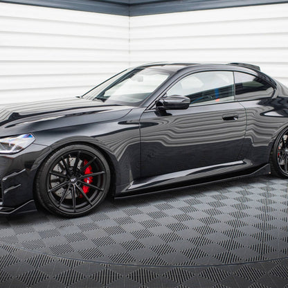 Maxton Design BMW M2 G87 V4 Side Skirts In Gloss Black (G87)