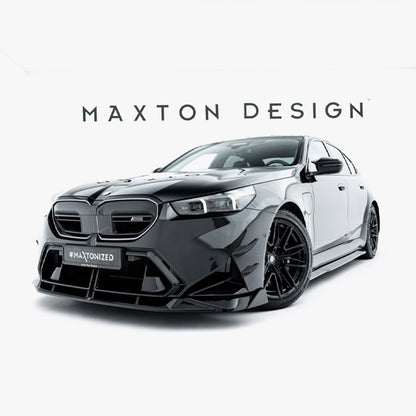 Maxton Design BMW G90 & G99 M5 V2 Gloss Black Front Splitter