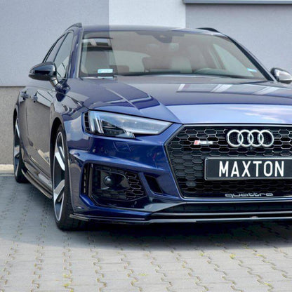 Maxton Design Front Splitter V.2 Audi RS4 B9 (2017-Up)