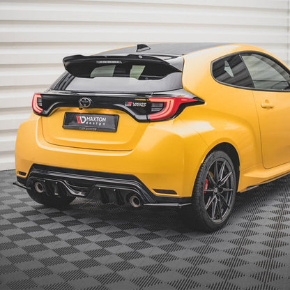 Maxton Design Toyota GR Yaris V3 Rear Side Splitters In Gloss Black (Mk4)