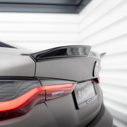 Maxton Design BMW M4/4 Series Coupe Rear Spoiler In Gloss Black (G82/G22)