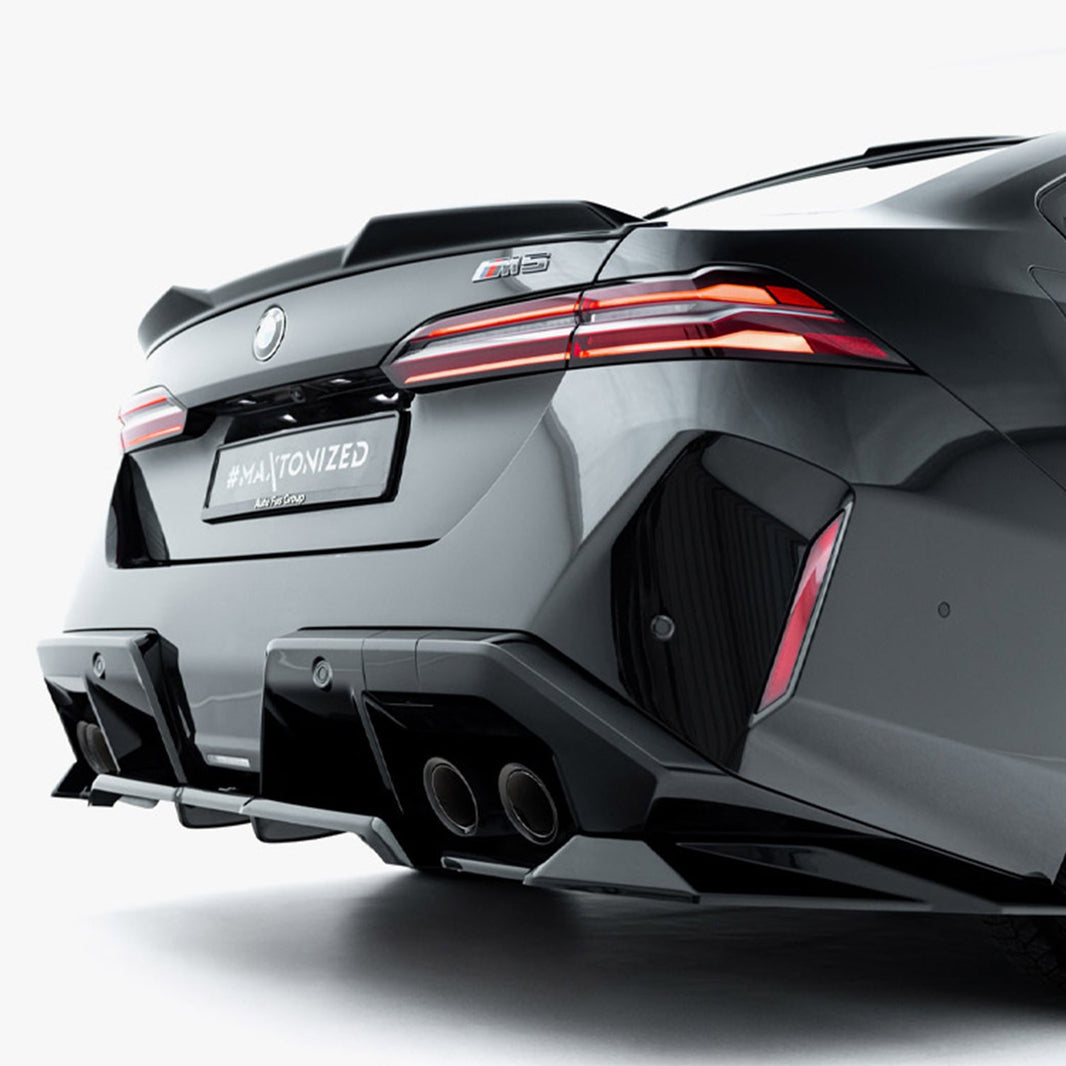 Maxton Design BMW G90 & G99 M5 Gloss Black Rear Diffuser Extension