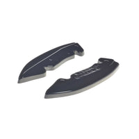 Maxton Design Tesla Model 3 V1 Rear Side Splitters In Gloss Black (2017-2023)