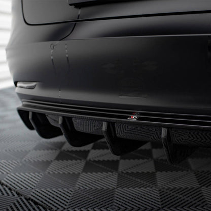 Maxton Design Tesla Model 3 V2 Rear Diffuser In Gloss Black (2017-2023)