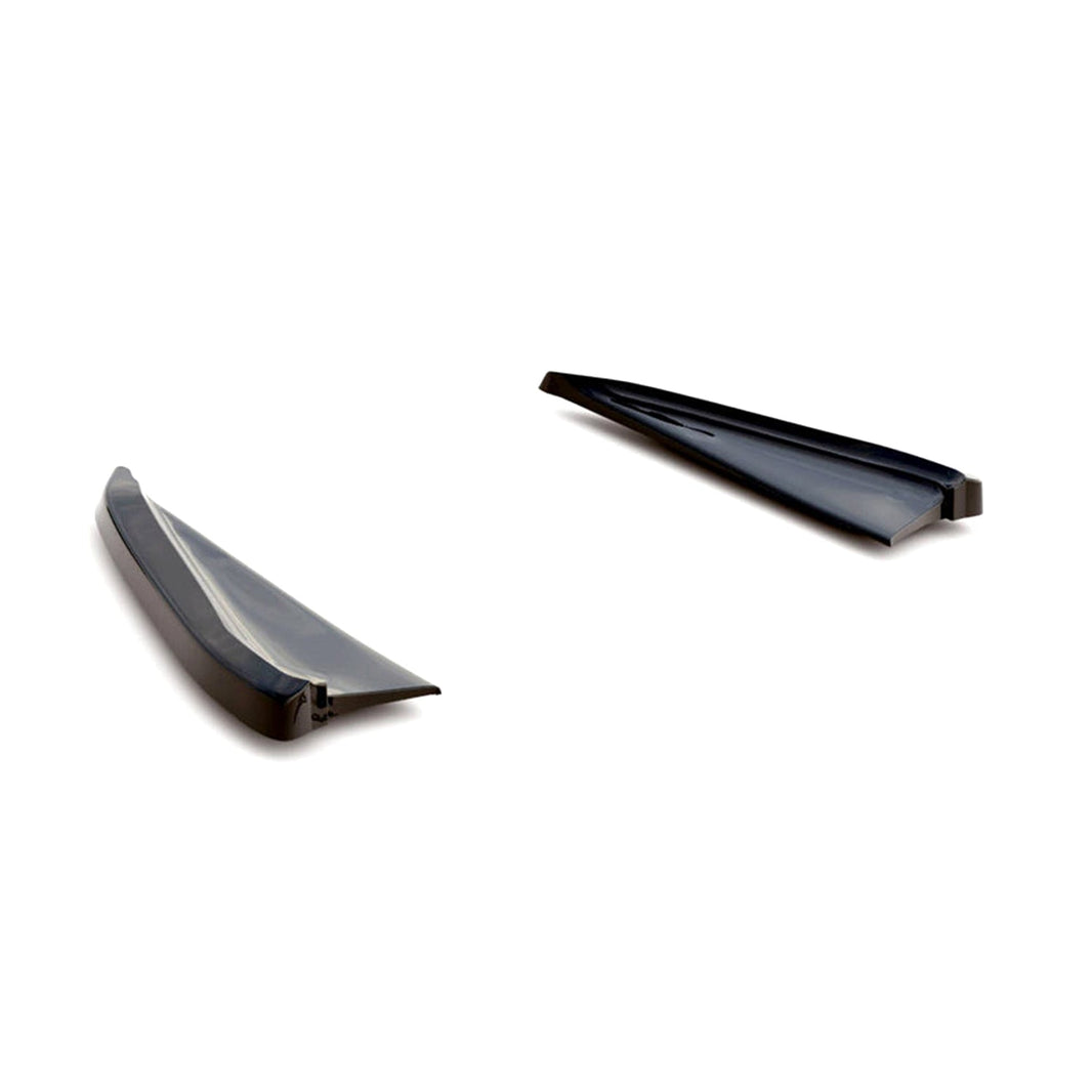 Maxton Design Tesla Model 3 V2 Rear Side Splitters In Gloss Black (2017-2023)