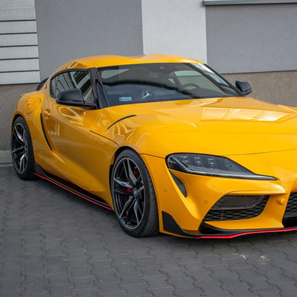 Maxton Design Toyota Supra Mk5 V2 Side Skirts In Gloss Black (A90)