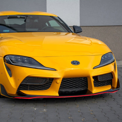 Maxton Design Toyota Supra Mk5 V3 Front Splitter In Gloss Black (A90)