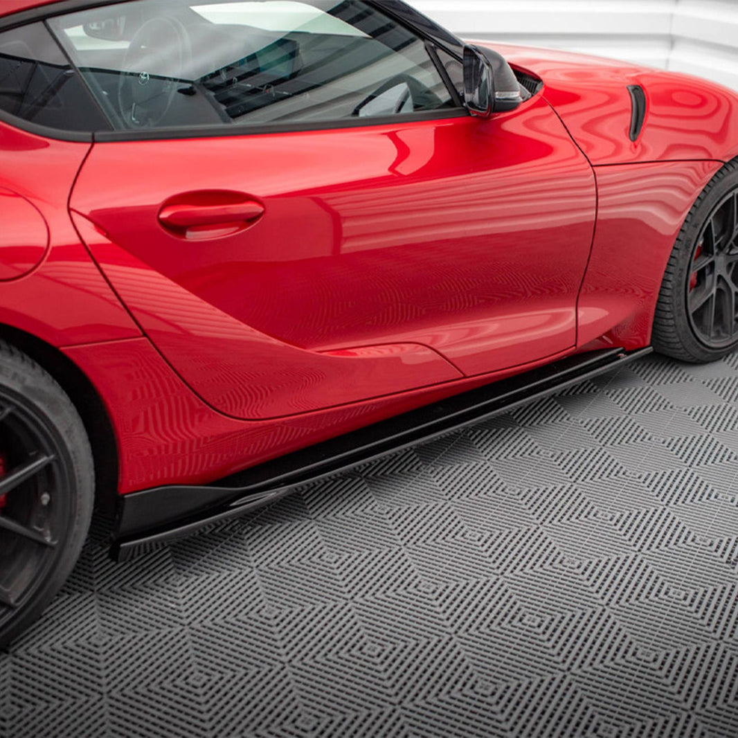 Maxton Design Toyota Supra Mk5 V3 Side Skirts In Gloss Black (A90)