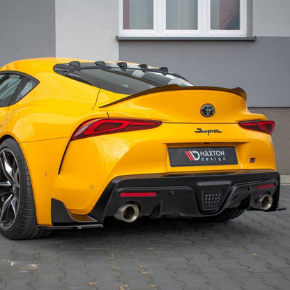 Maxton Design Toyota Supra Mk5 Rear Window Spoiler Extension In Gloss Black (A90)