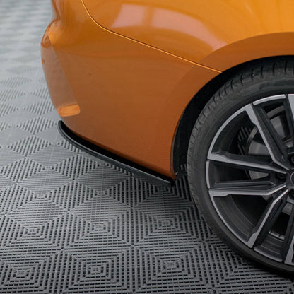 Maxton Design BMW 4 Series M Sport V1 Rear Side Splitters In Gloss Black (G22/G23 incl. M440i & M440d)