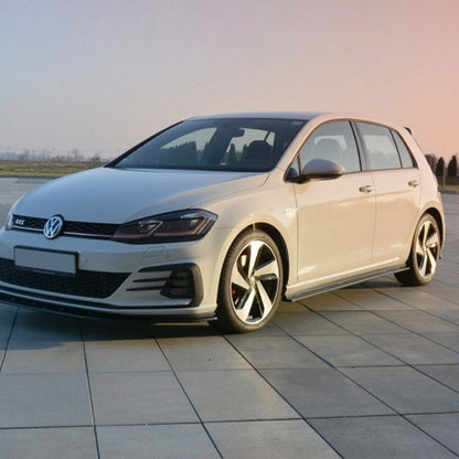 Maxton Design Volkswagen Golf GTI Side Skirts In Gloss Black (Mk7/7.5)