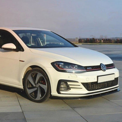 Maxton Design Volkswagen Golf GTI V1 Front Splitter In Gloss Black (Mk7.5)