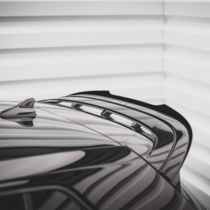 Maxton Design Volkswagen Golf R Performance/GTI Clubsport V2 Rear Spoiler Cap In Gloss Black (Mk8)