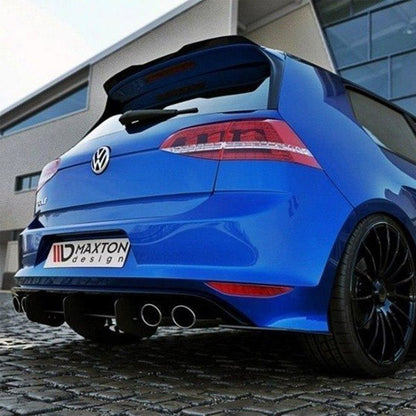Maxton Design Volkswagen Golf R Rear Diffuser & Rear Side Splitters In Black (Mk7)
