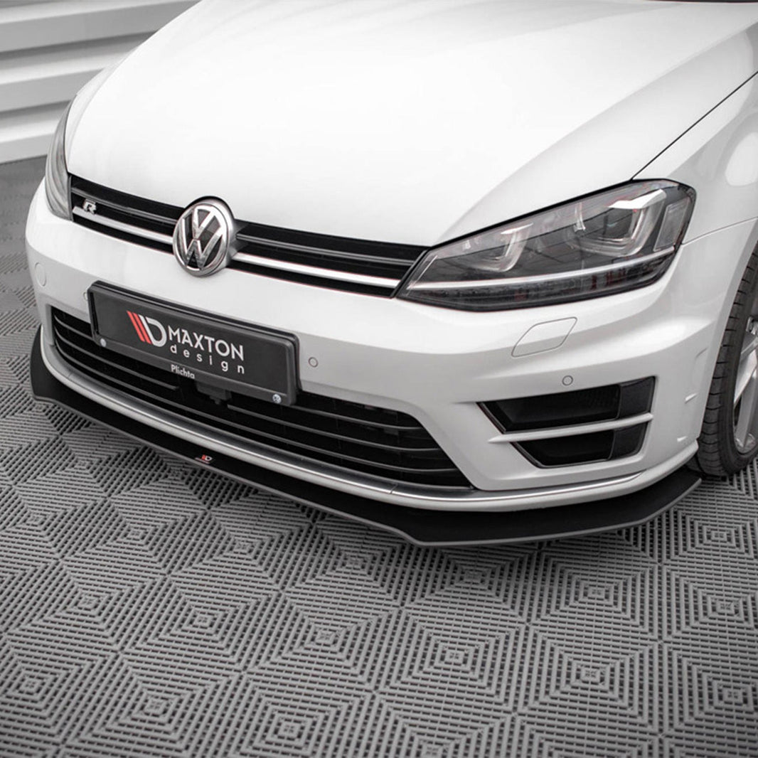 Maxton Design Volkswagen Golf R Street Pro V1 Front Splitter In Black (Mk7)