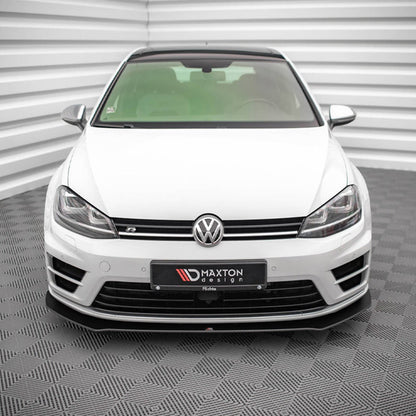 Maxton Design Volkswagen Golf R Street Pro V1 Front Splitter In Black (Mk7)
