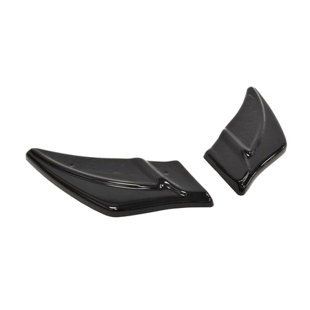 Maxton Design Volkswagen Golf R V2 Rear Side Splitters In Gloss Black (Mk7)