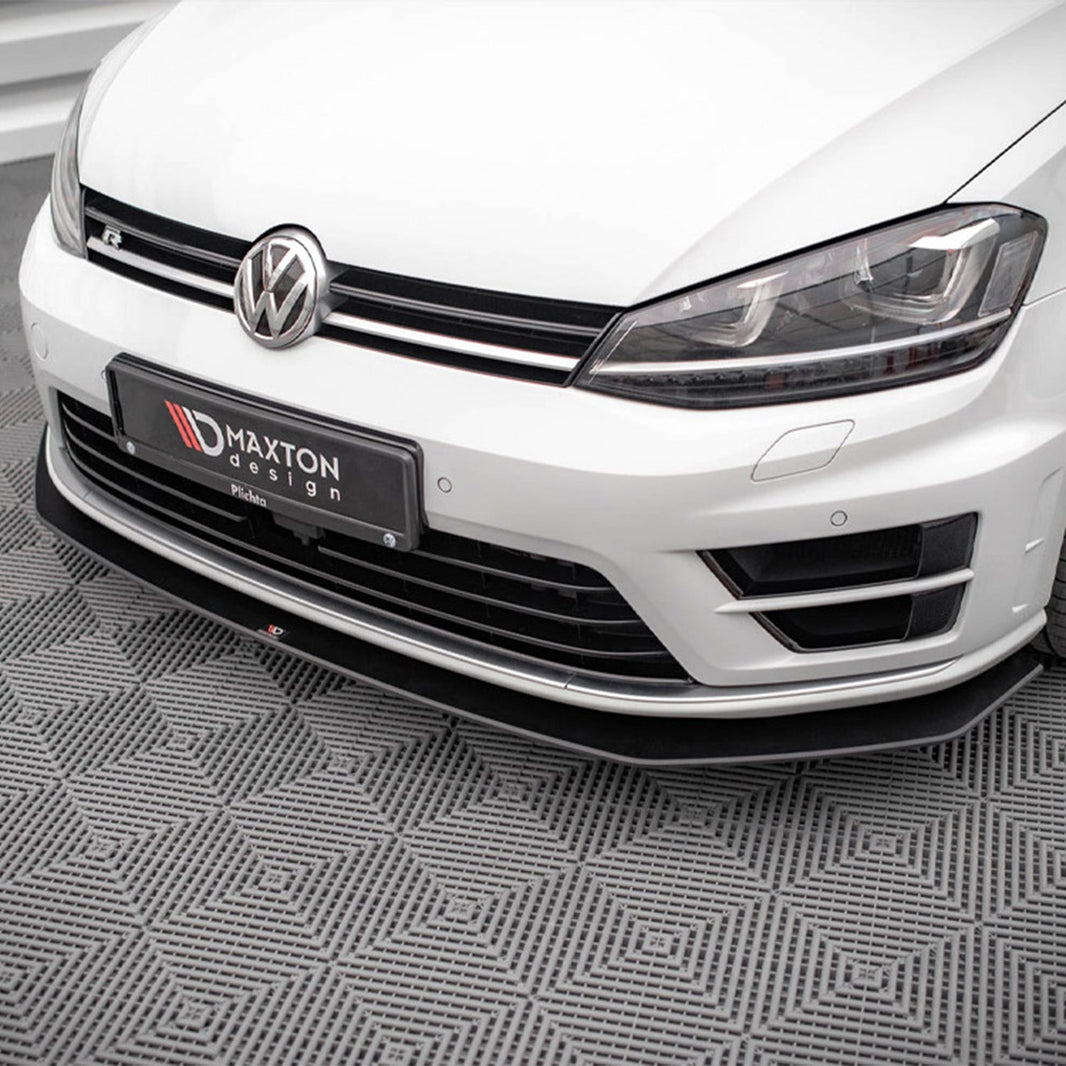 Maxton Design Volkswagen Golf R Street Pro V2 Front Splitter In Black (Mk7)