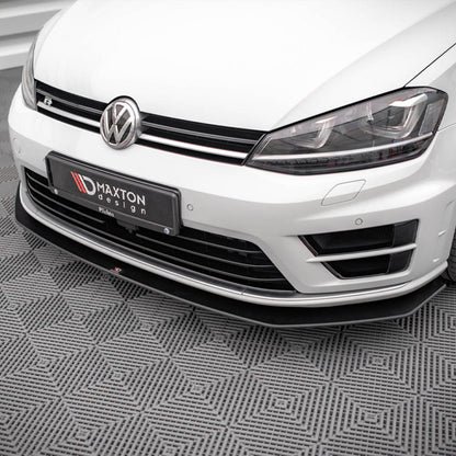 Maxton Design Volkswagen Golf R Street Pro V2 Front Splitter In Black (Mk7)